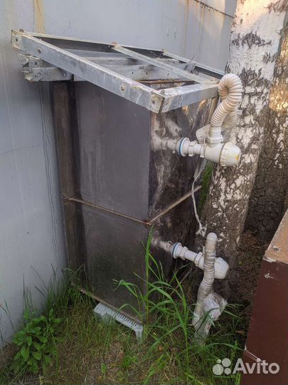 Стол мойка из нержавейки