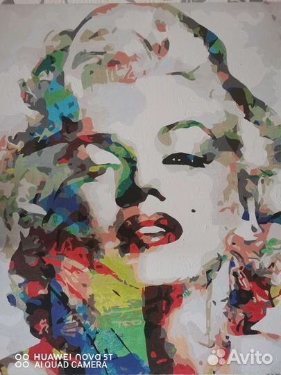Картина Мерлин Монро акрил