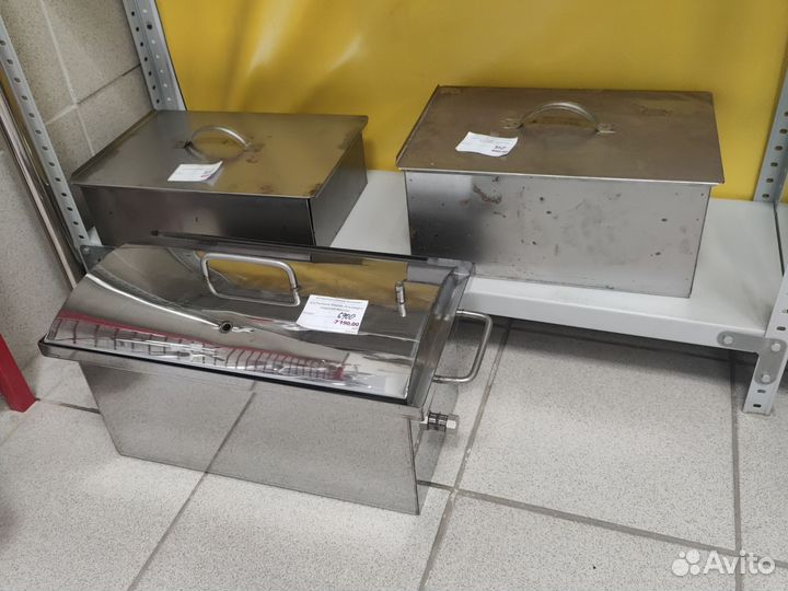 Коптильня горячего копчения из нержавейки