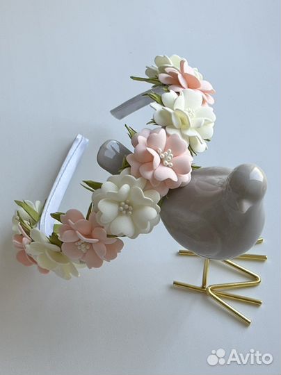 Ободок с цветами