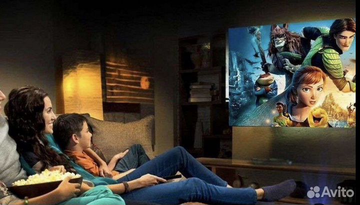 Аренда нового проектора Full HD с экраном 2.4х1.8м