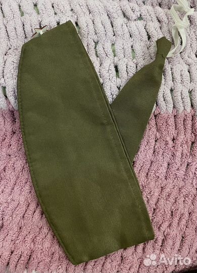 Пилотка и галстук детские темно-зеленые