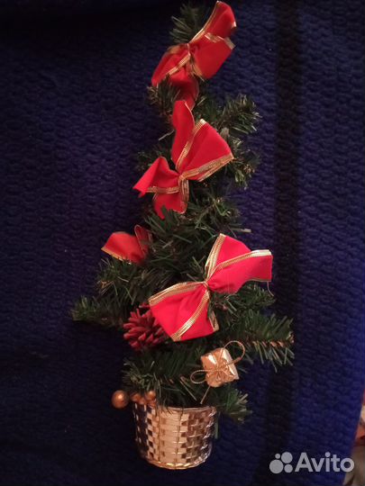 Елка искусственная бу настольная 45 см