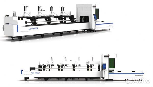 Лазерный труборез станок чпу HN-6022RA(загрузка)