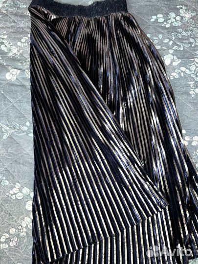 Юбка плиссе миди