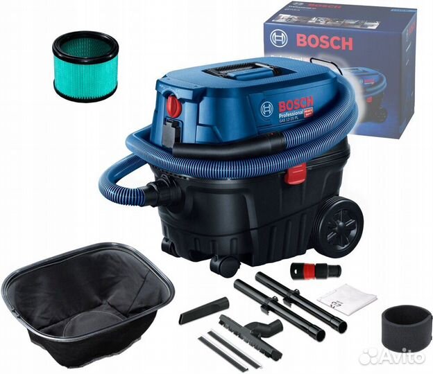 Строительный пылесос. Bosch GAS 12-25 P