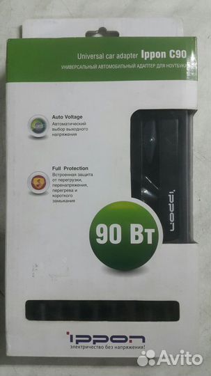 Адаптер питания Ippon CC90, 15 - 19.5 В, 8.5A, 90В