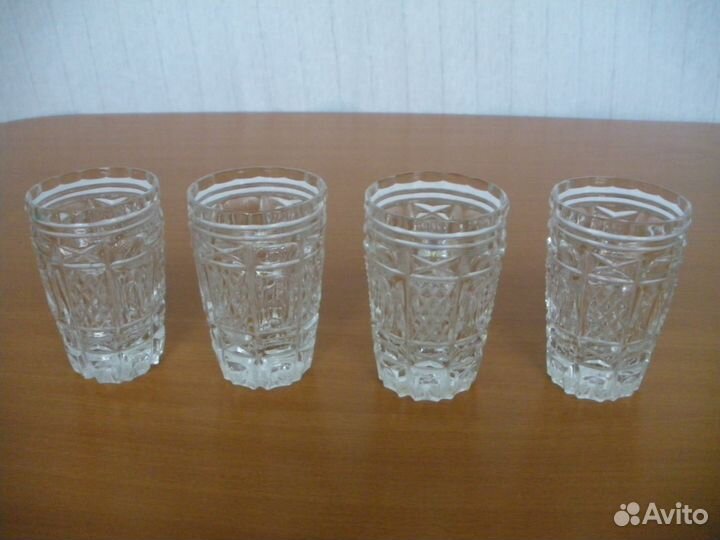 Стопки хрустальные 4 / 80 мл