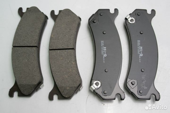 Колодки тормозные, передние/задние