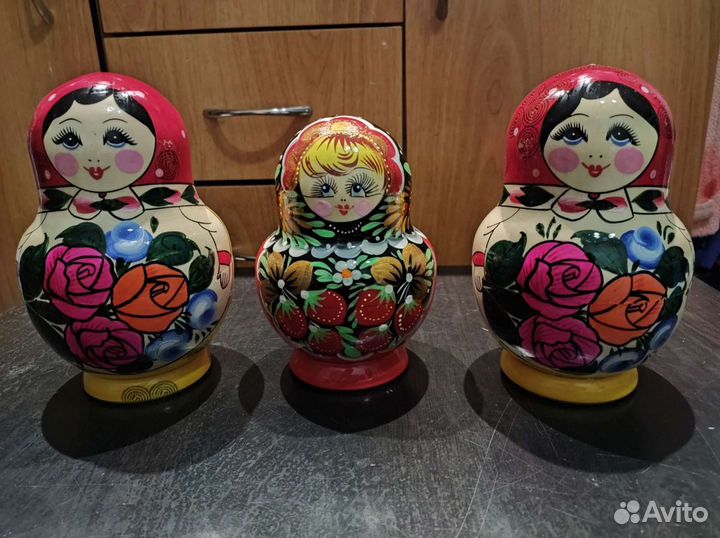 Матрешка ручная работа 10 в 1 новая