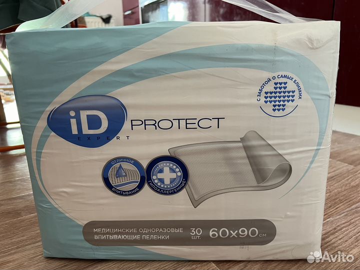 Пеленки одноразовые 60х90 30 штук