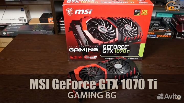 Видеокарта GTX 1070ti MSI Gaming 1070 ti GeForce