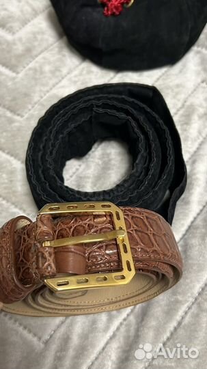 Мужской кожаный ремень