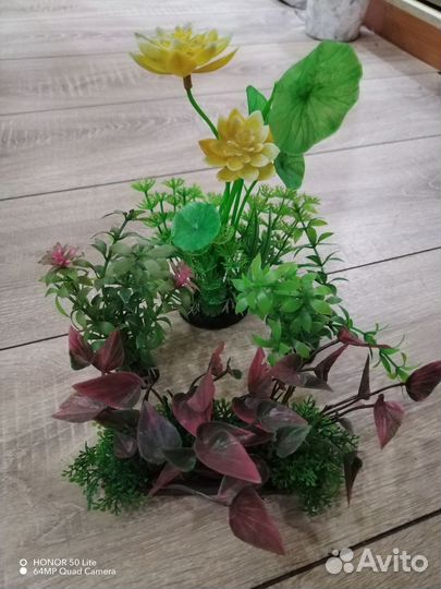 Искусственные растения для аквариума