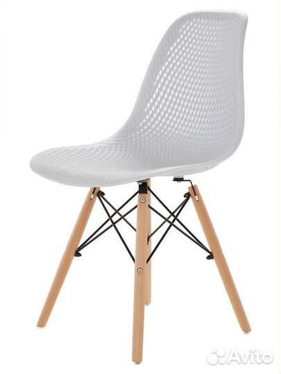 Стул ажурный в стиле eames DSW, белый, 1 шт NEW