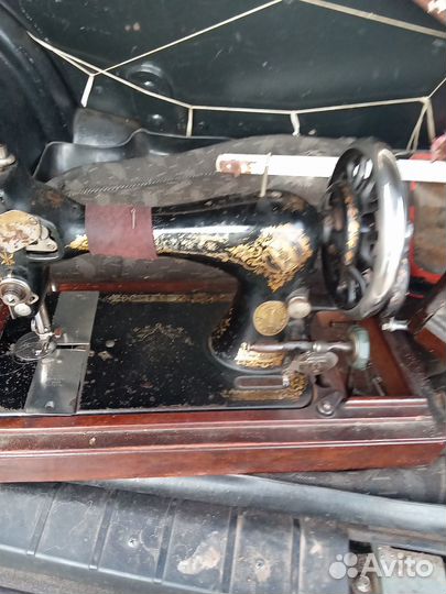 Швейная машинка зингер антикварная