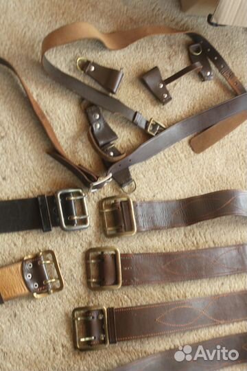 Ремни портупеи нат кожа