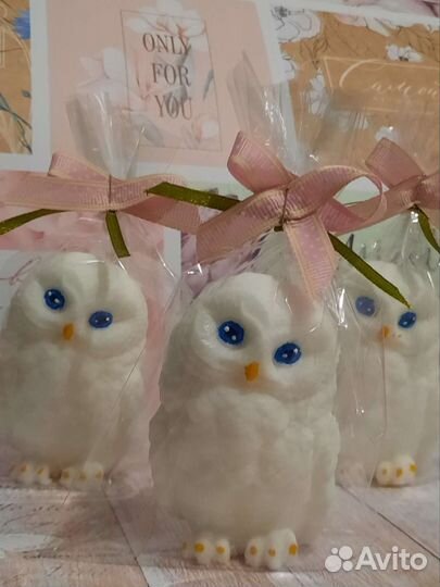 Мыло ручной работы совушки