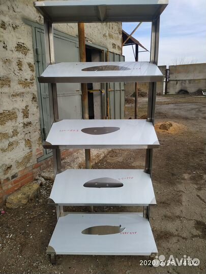 Стеллаж из нержавейки