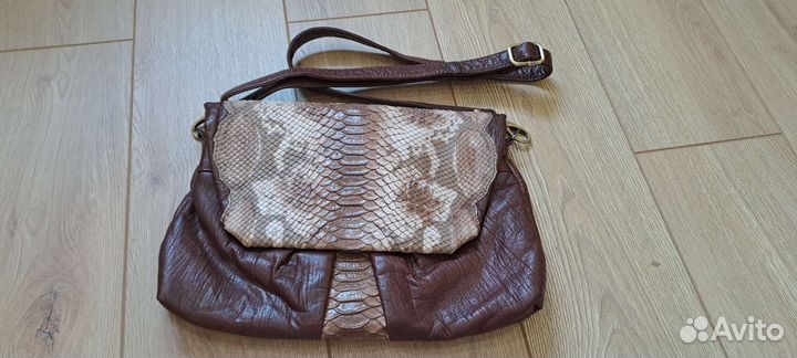 Сумочка-клатч натуральная кожа. Ручная работа