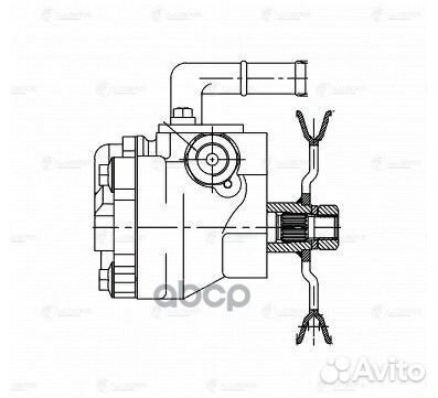 LPS 0801 насос гидроусилителя руля Hyundai Acc