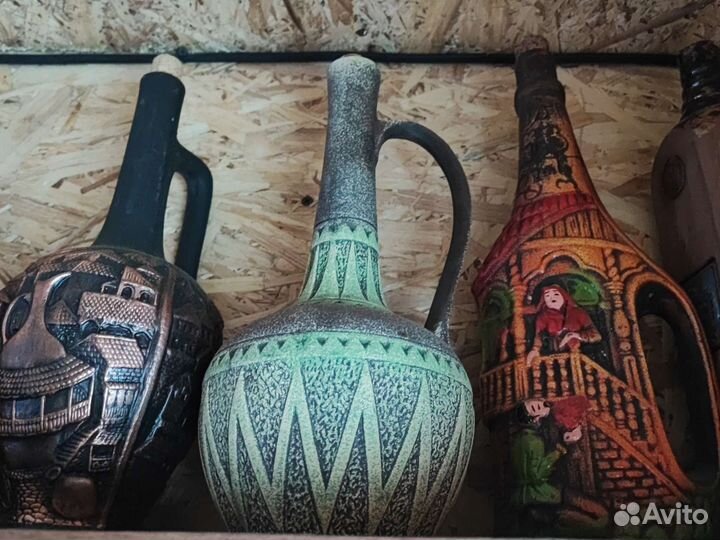 Бутылка керамическая