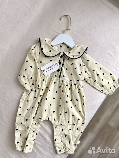 Ползунки, комбенизон для девочки