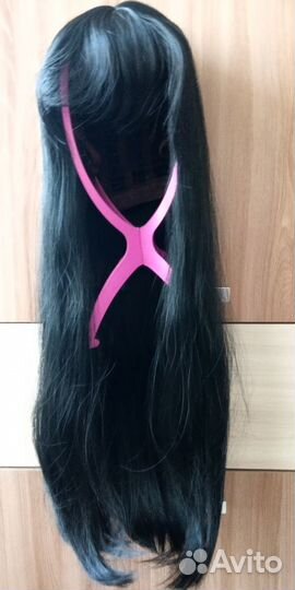 Парик длинный чёрный