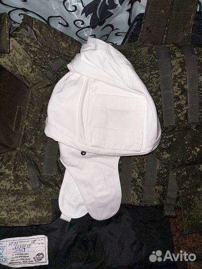 Чехол Для Шлема 6б47 Ратник Белый (Зимний) Новый