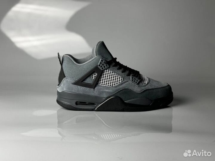 Кроссовки зимние Nike Air Jordan 4 retro Cool Grey