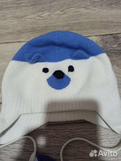 Шапка для мальчика 44-46-48