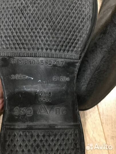 Галоши утепленные женские СССР