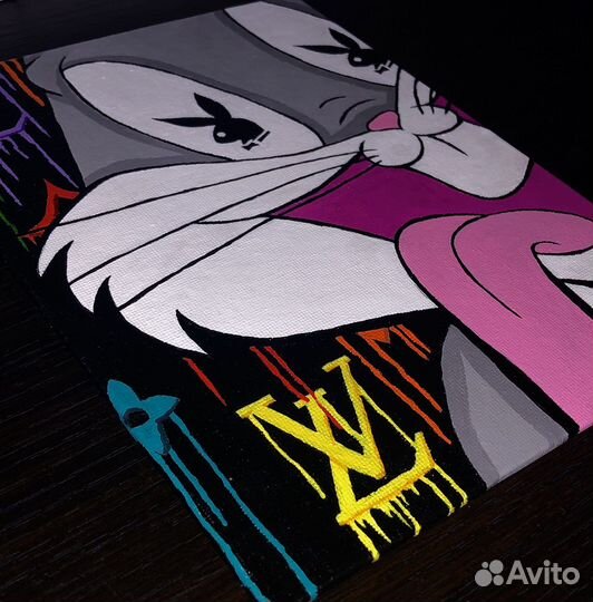 Картина на холсте bugs bunny