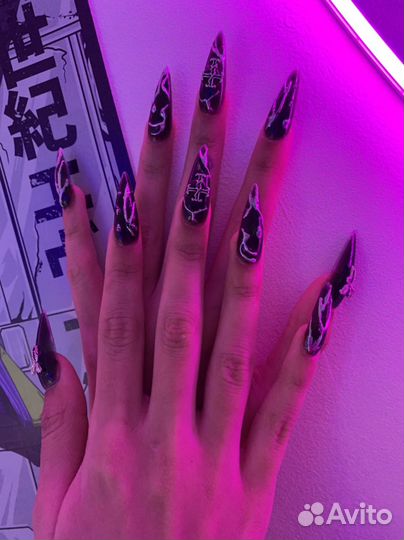 Наращивание ногтей модель