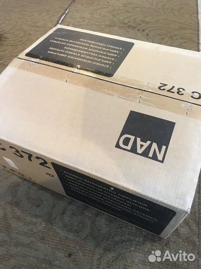 NAD C 372 фабричная упаковка от усилителя, коробка