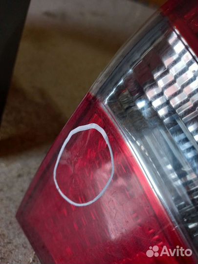 Фонарь задний в крышку Киа Рио 3 2011 год Седан