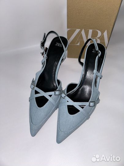 Джинсовые туфли Zara 36-40