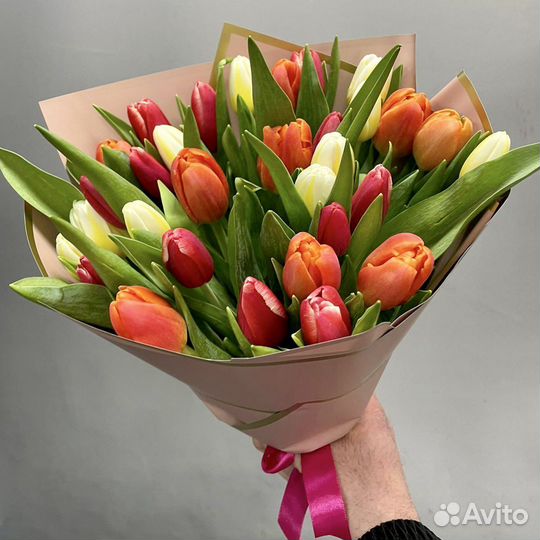 Тюльпаны Букет тюльпанов Цветы с доставкой