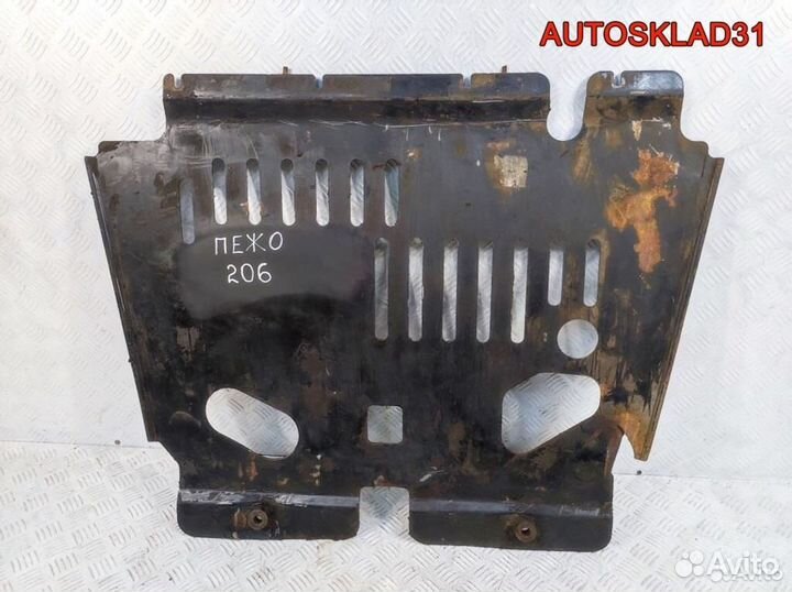 Защита двигателя Peugeot 206