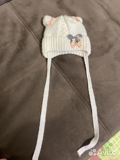 Шапка зимняя для девочки 37 размер