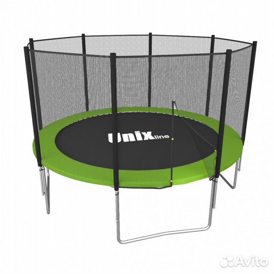 Батут unix line Simple 8 ft Green outside