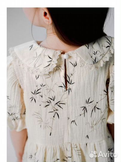 Муслиновое платье для девочки 104