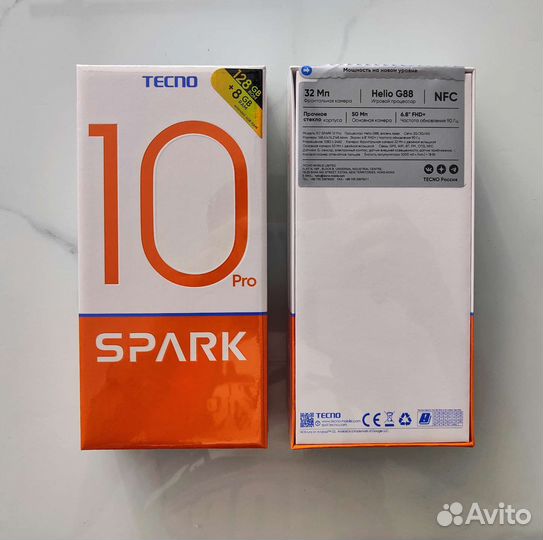 Новый смартфон Tecno Spark 10 pro 128Gb