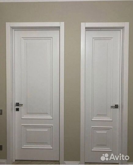 Двери белая эмаль, межкомнатные