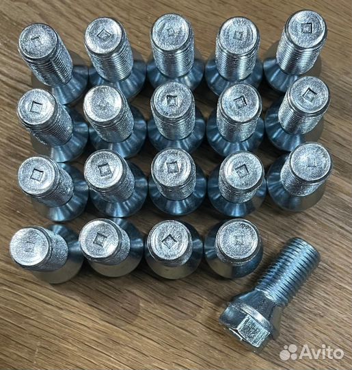 Болты колесные Audi 14*1,5 резьба 24мм 20шт Bimecc