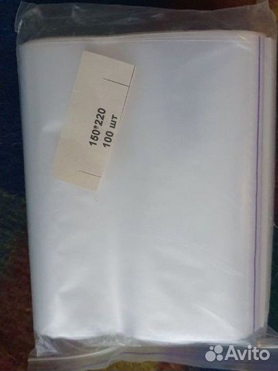 Зип -пакет (Zip Lock) 15*22 см,35 мкм,100 шт/уп