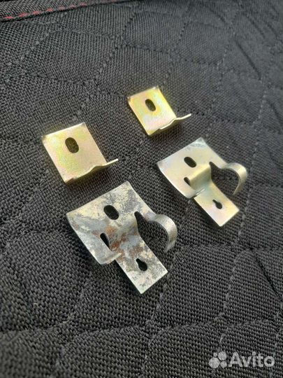 Комплект крепления хром ободков фар ваз 2101-2102