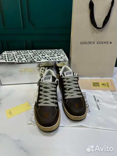 Кеды со стразами Golden Goose