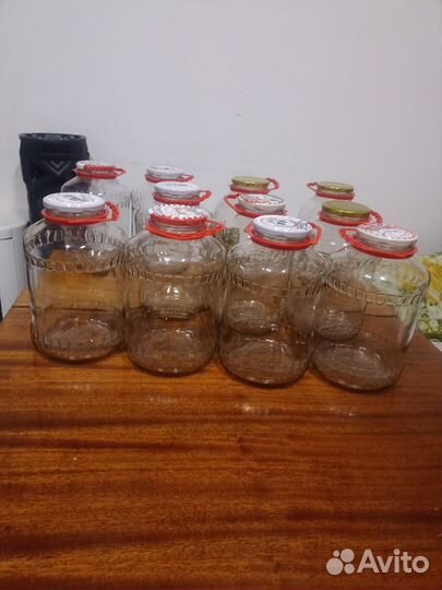 Стеклянная банка 3л винтовая