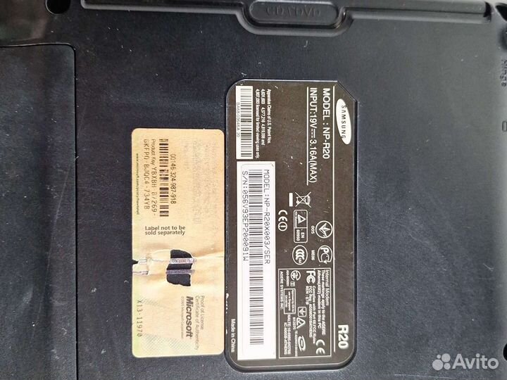 Ноутбук samsung